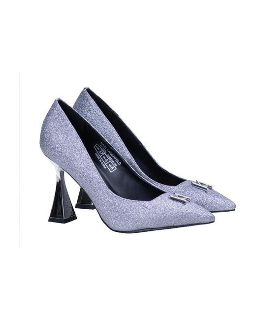 Karl Lagerfeld Blue Pumps
