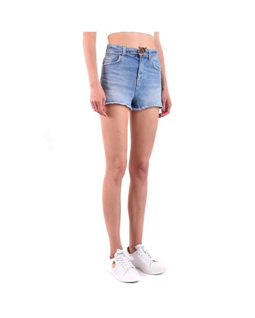 Pinko Blue Denim Shorts