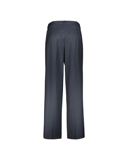 Low Classic Blue Wide Trousers