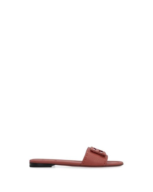 Fendi Pink Sliders