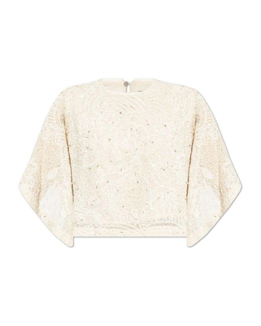 AllSaints White Top ivy emb
