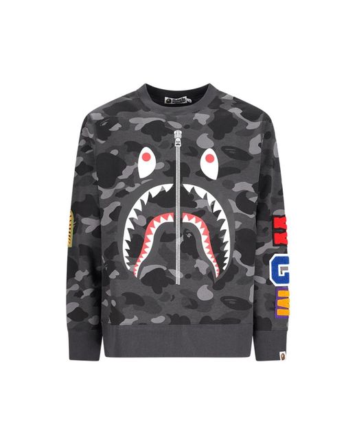 A Bathing Ape Black Sweatshirts for men