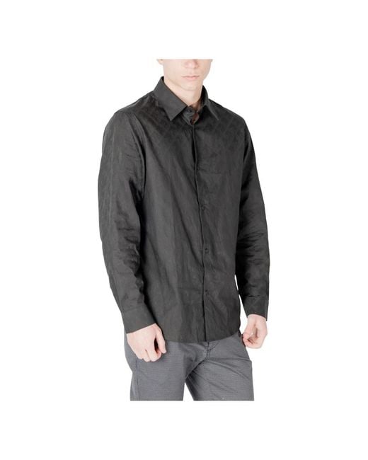 ARMANI EXCHANGE Gray Casual Shirts for men