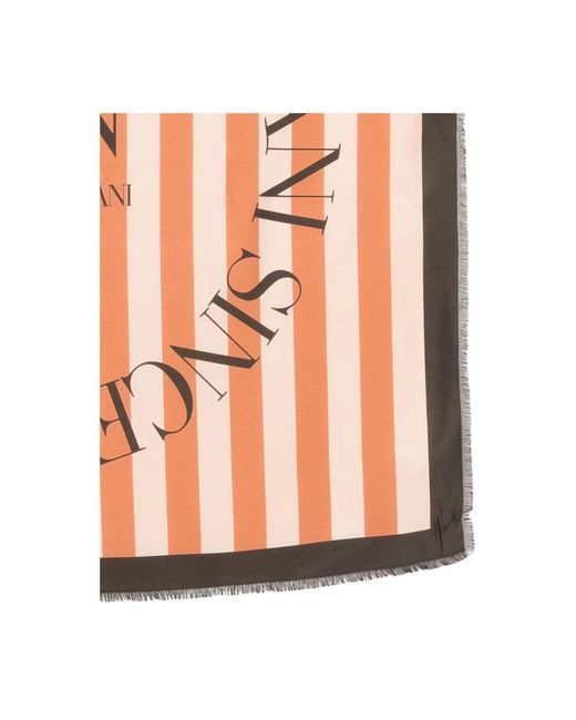 Emporio Armani Pink Silky Scarves