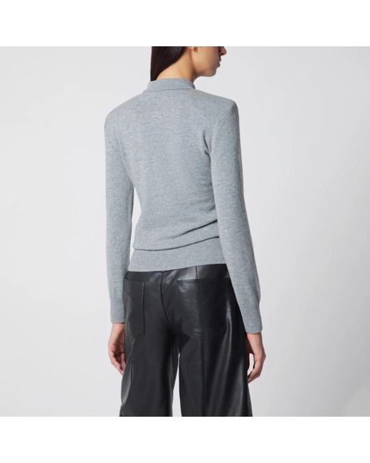 ROTATE BIRGER CHRISTENSEN Gray Polo Shirts