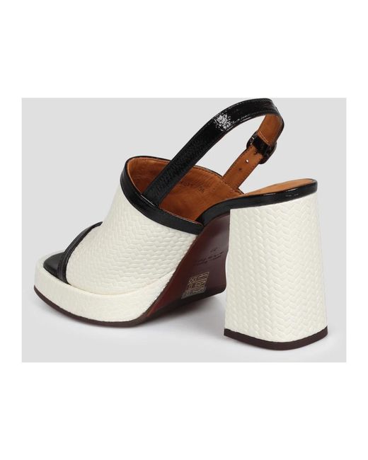 Shoes > sandals > high heel sandals Chie Mihara en coloris White