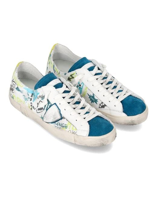 Philippe Model Sneakers in Blue for Men | Lyst