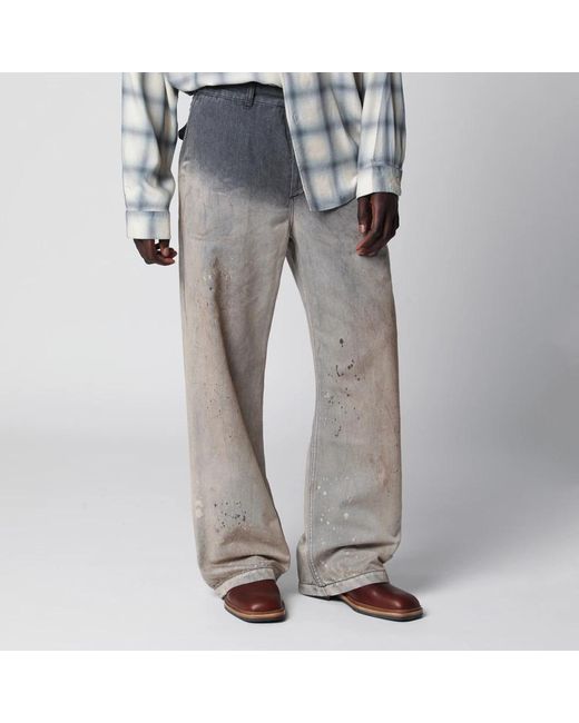 Our Legacy Gray Wide Trousers for men