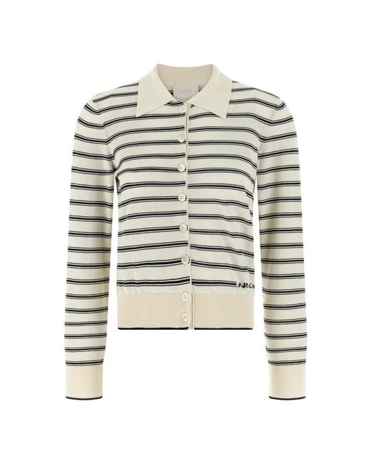 A.P.C. Gray Cardigans