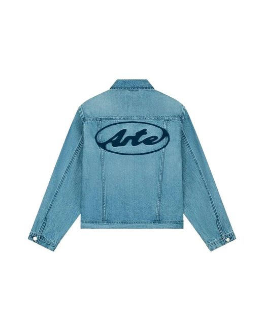 Arte' Blue Denim Jackets for men