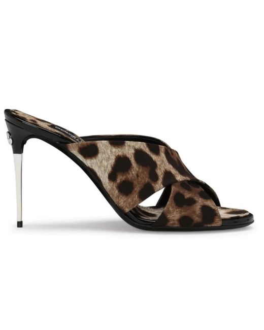 Shoes > heels > heeled mules Dolce & Gabbana en coloris Black