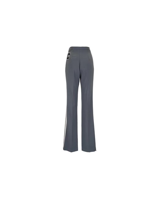 Elisabetta Franchi Blue Wide Trousers
