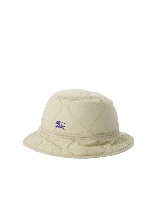 Burberry White Gepolsterter bucket hat - nylon