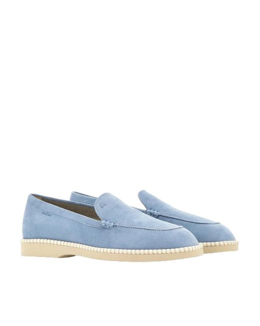 Hogan Blue Loafers