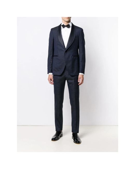 Tagliatore Blue Single Breasted Suits for men