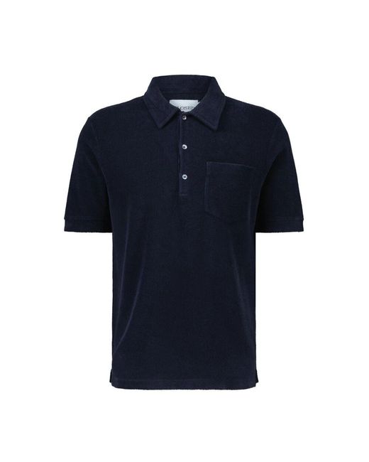 Closed Poloshirt aus frottee in Blue für Herren