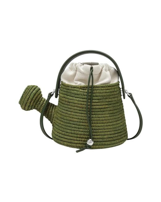 Loewe Green Bucket Bags
