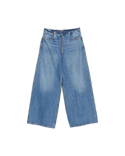 Alexander Wang Blue Wide Jeans