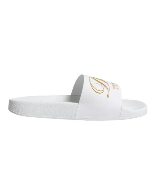 Dolce & Gabbana Slippers in het White voor heren