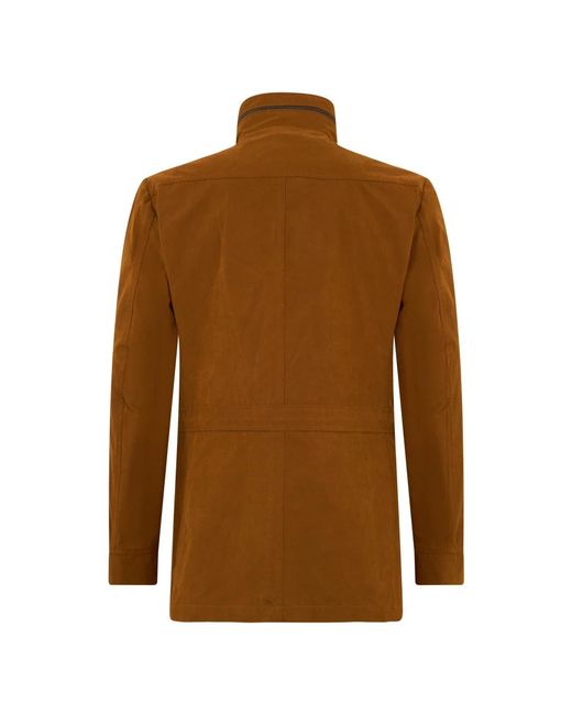 Moorer Brown Light Jackets for men