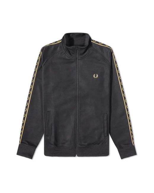Fred Perry Black Zip-Throughs