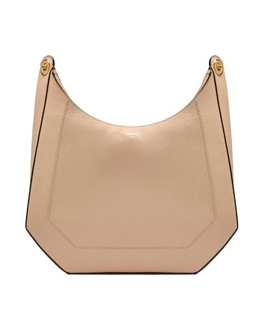 Lancel Natural Shoulder Bags