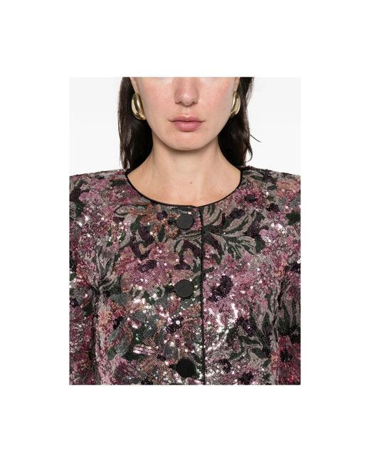 Self-Portrait Purple Blazers