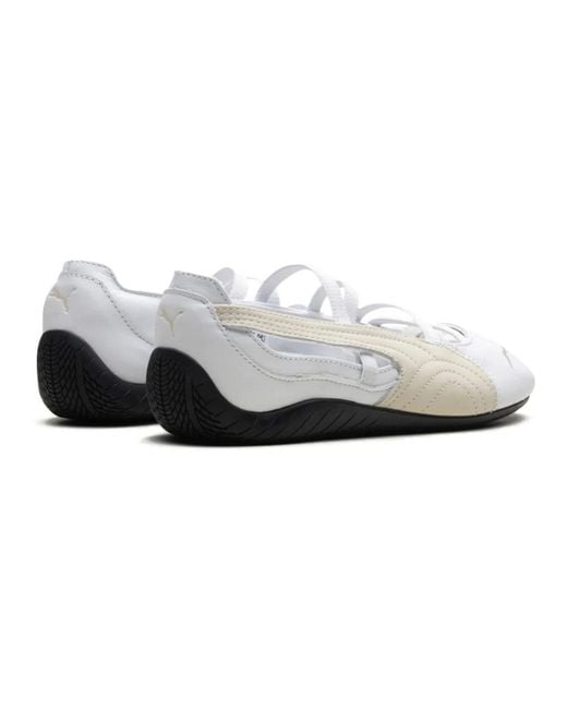 PUMA White Ballerinas