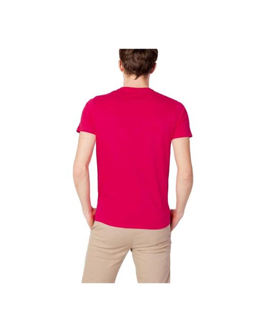 U.S. POLO ASSN. Pink T-Shirts for men