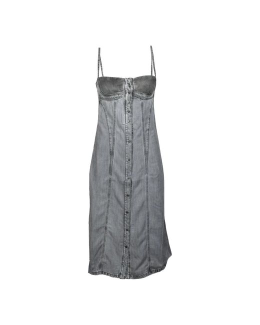 DIESEL Midi Dresses in het Gray