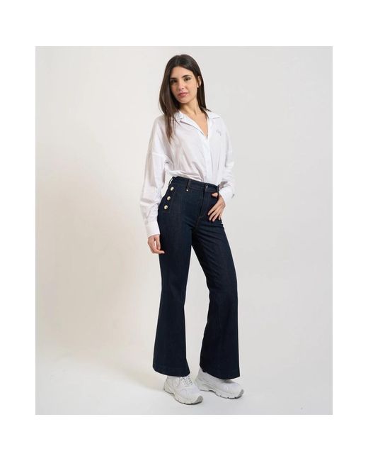 Boot-Cut Jeans Guess de color Blue