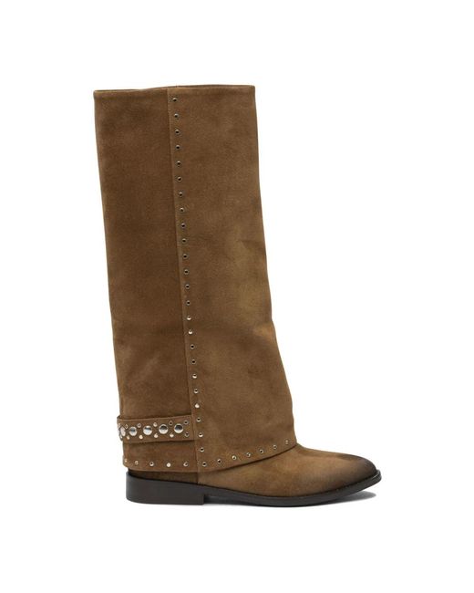 High Boots di Strategia in Brown
