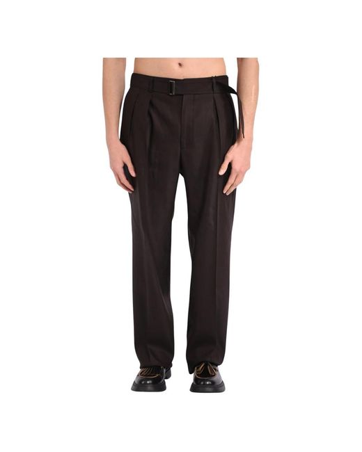 Tagliatore Black Suit Trousers for men