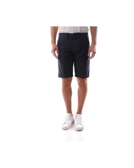 40weft Blue Casual Shorts for men