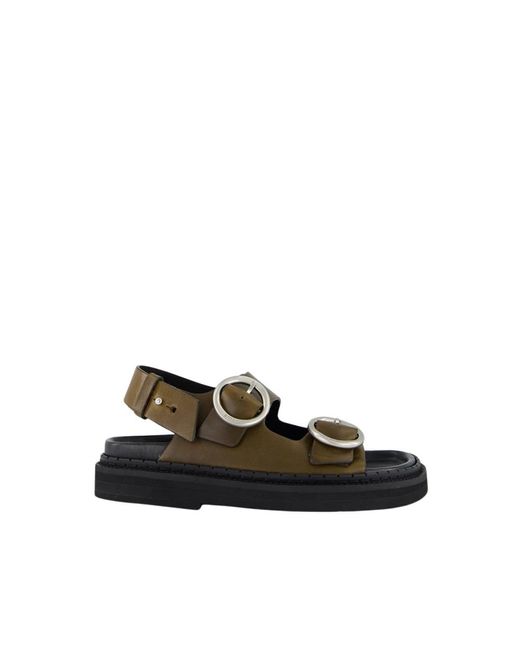 Flat Sandals AMI en coloris Green