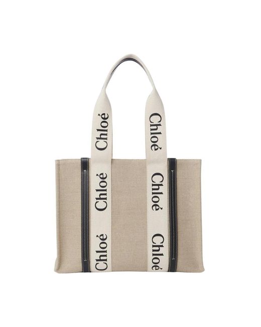 Chloé Natural Shoulder Bags