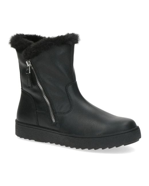 Caprice Black Winter Boots