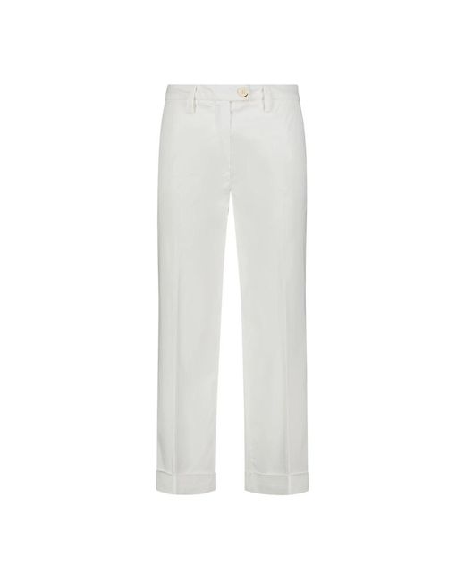 Re-hash White Cropped Trousers