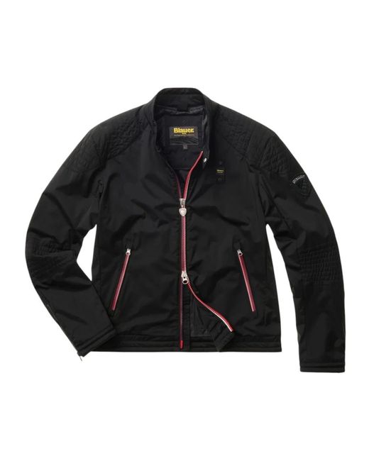 Blauer Black Bomber Jackets for men