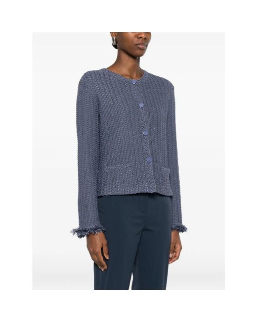 Emporio Armani Blue Cardigans