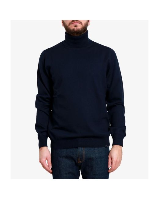 Turtlenecks Fay de hombre de color Blue