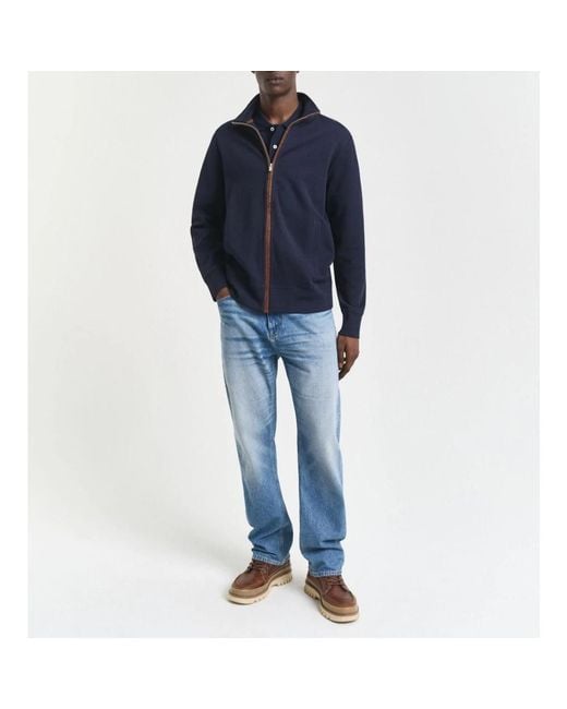 Zip-Throughs di Gant in Blue da Uomo
