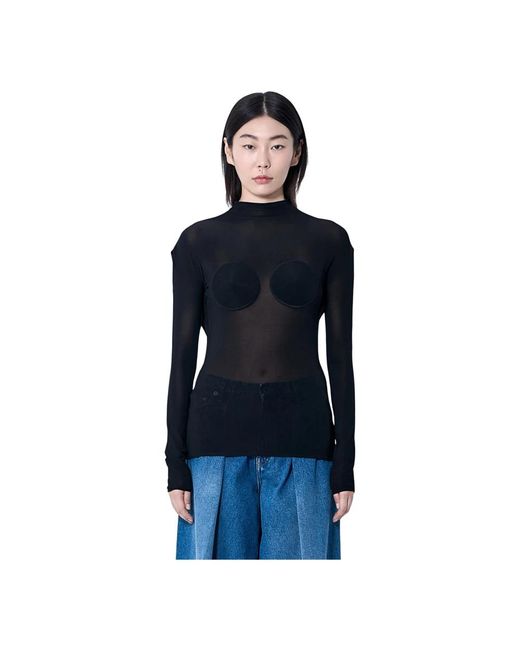 Jean Paul Gaultier Blue Long Sleeve Tops