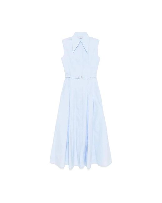 Midi Dresses Gabriela Hearst de color Blue