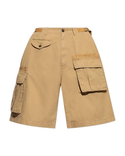 DSquared² Shorts Mit Taschen in Natural für Herren