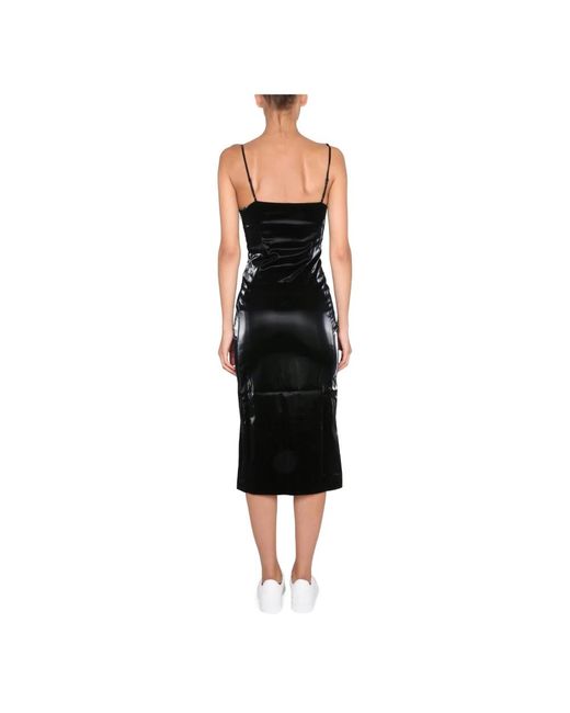 McQueen Black Midi Dresses