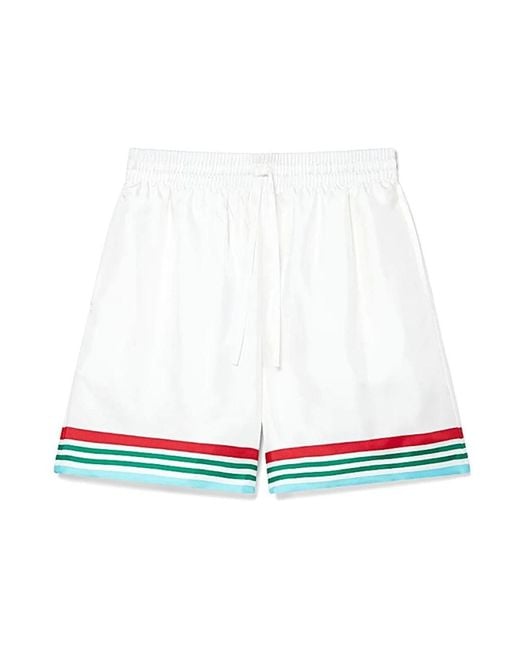 Casablanca White Casual Shorts for men