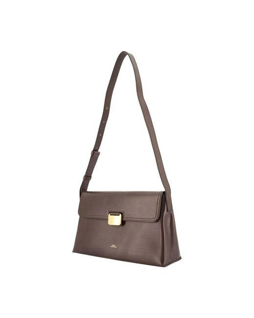 A.P.C. Brown Shoulder Bags