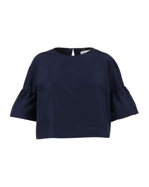 Weekend by Maxmara Blue Blouses
