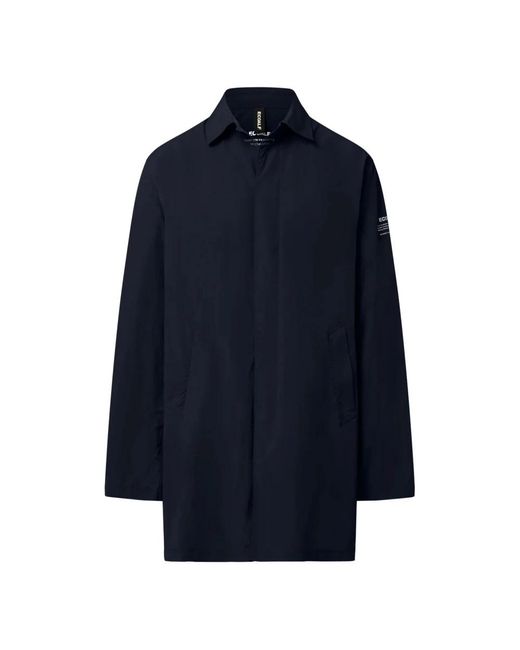 Ecoalf Blue Single-Breasted Coats for men